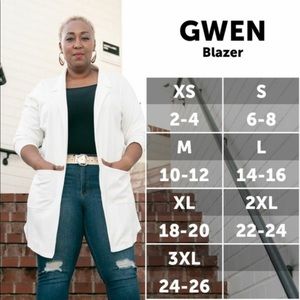 Lularoe White Gwen XL NWT
